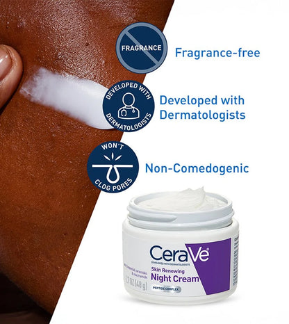 100% Authentic CeraVe Skin Renewing Night Cream